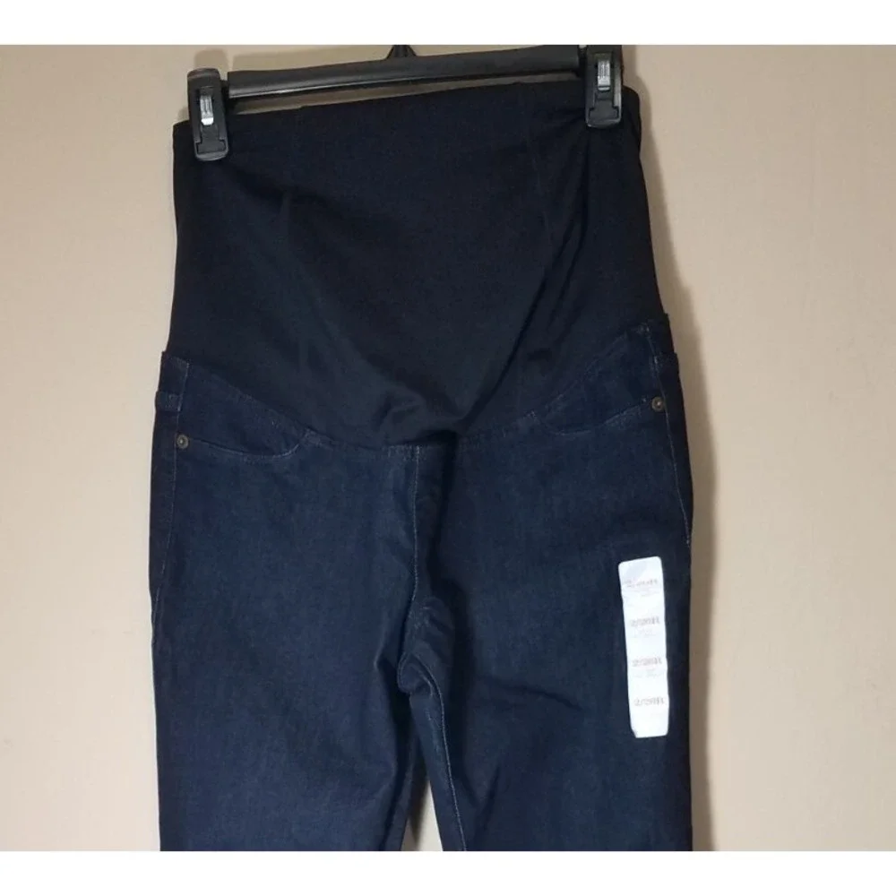 Isabel Maternity Over Belly Maternity Jeggings Dark Wash Women Size 2/26R NEW B - Picture 2 of 7
